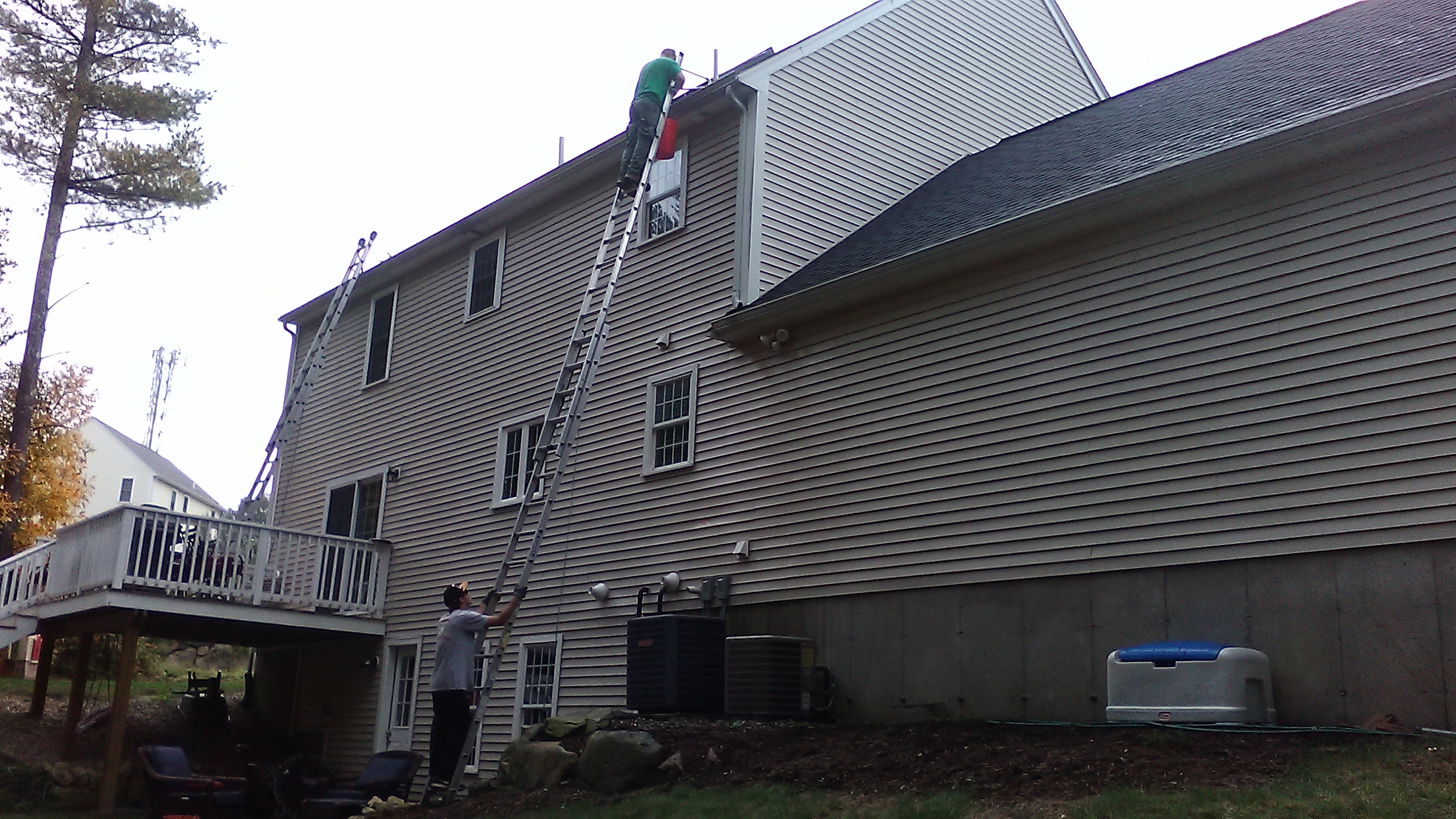 Gutter cleaning, Middleboro